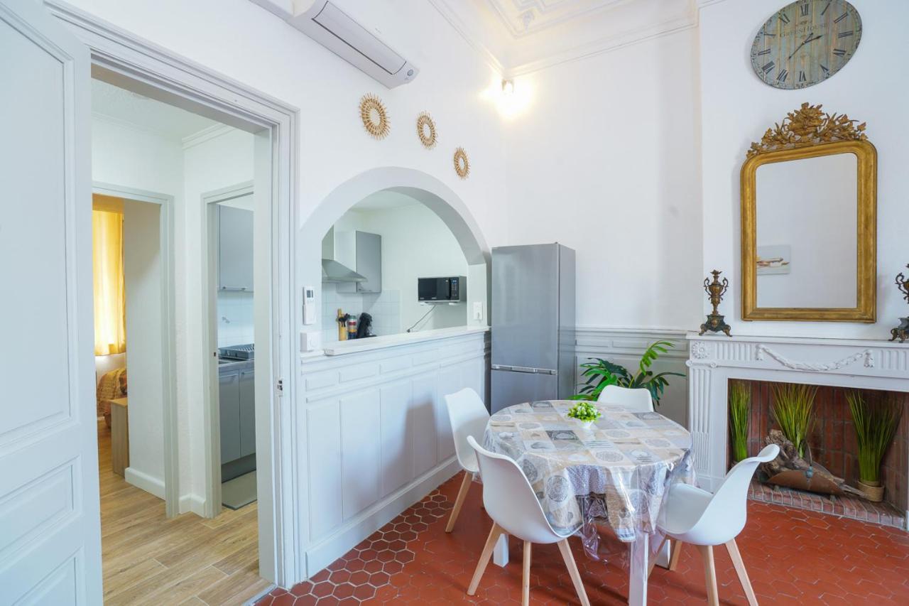 Appartement Du Forum,La Gare, 50 M2 , Climatisation, Garage, Cour Narbonne Kültér fotó