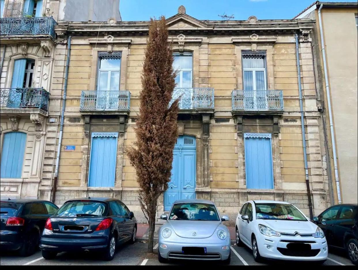 Appartement Du Forum,La Gare, 50 M2 , Climatisation, Garage, Cour Narbonne Kültér fotó